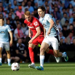 随着24岁日本球星2球+比分6-1，德甲第8横扫西甲第6，进欧联4强